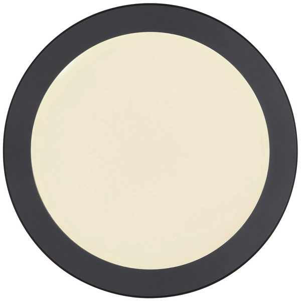 LAMPA sufitowa LASSE 12379-24B Globo okrągła OPRAWA metalowa LED 24W 3000K - 6500K plafon czarny