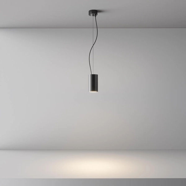 Minimalistyczna lampa wisząca Efir P089PL-15W3K-B LED 15W 3000K czarny