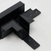 Magnetyczny łącznik do systemów szynowych TRACK AZ6702 czarny aluminiowy łącznik T