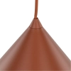 Metalowa lampa wisząca CONO 10089 trójkątna ceglany