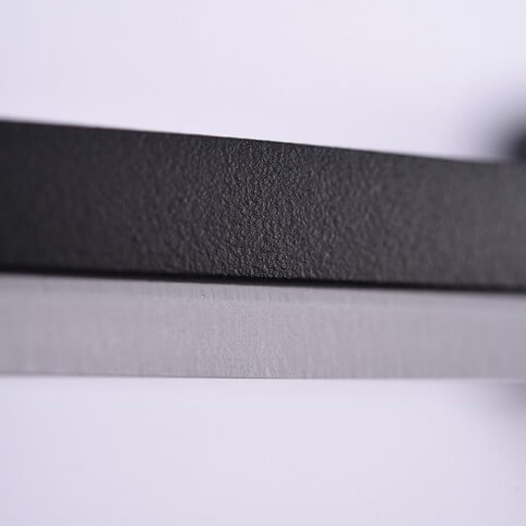 Minimalistyczny kinkiet ledowy Epsilon do łazienki 18W 4000K czarny
