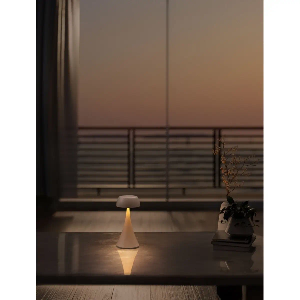 Lampka stołowa na taras FORTIZA LE75284 LED 2W 3000K IP54 beżowa