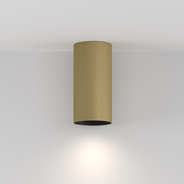 Sypialniana lampa sufitowa Artisan C080CL-01-GU10-MG Maytoni tuba złoty