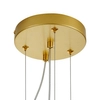Dekoracyjna lampa wisząca Susso ST-8713P-L Step druciana złota