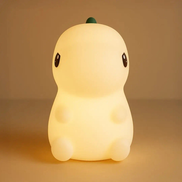 Dziecięca lampka nocna Dino ML2265 LED 1W 3000K RGB dinozaur biały