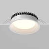 Podtynkowa lampa łazienkowa Okno DL055-18W3-4-6K-W LED 18W IP44 biała