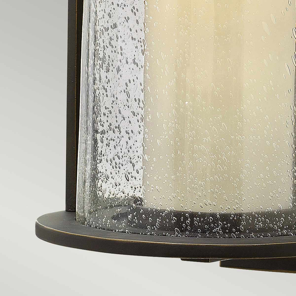 Zewnętrzna lampa ogrodowa HK-QUINCY-M Hinkley na elewację brązowa