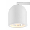 Metalowana lampa sufitowa SPARK 50936401 Kaspa reflektorki regulowane białe
