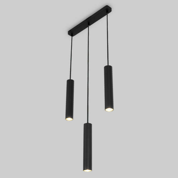 Lampa wisząca na belce Spoti ABR-ZLW3T-C Abruzzo sople czarna