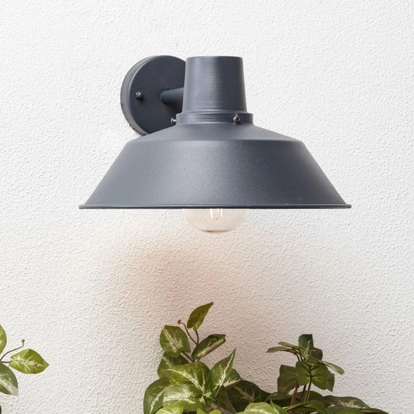 Industrialna lampa ścienna Humphrey 96290/63 IP44 antracyt OUTLET