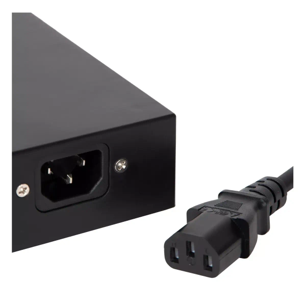 Stacja do ładowania Justine 27889/06/30 Lucide metalowa czarna