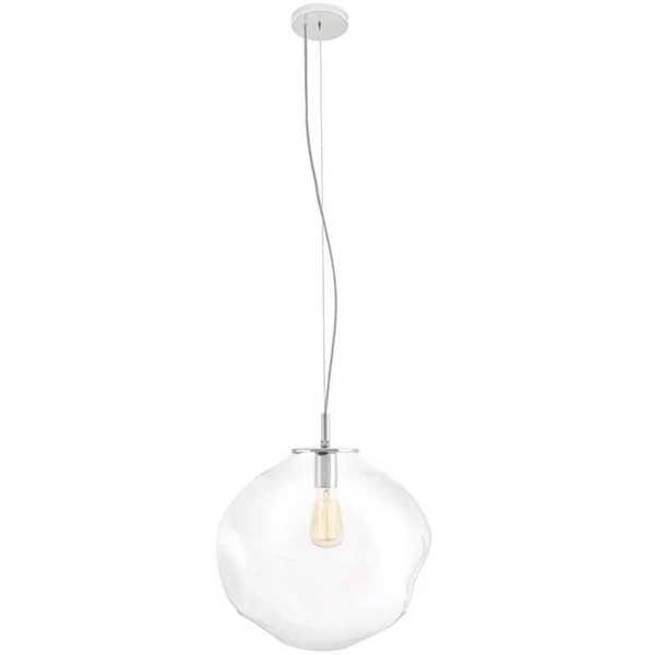 LAMPA wisząca AVIA L 10413109 Kaspa szklana OPRAWA zwis przezroczysty