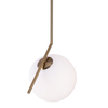 Wisząca lampa salonowa CGMLKUL20CMZWISROSEGOLD różowe złoto
