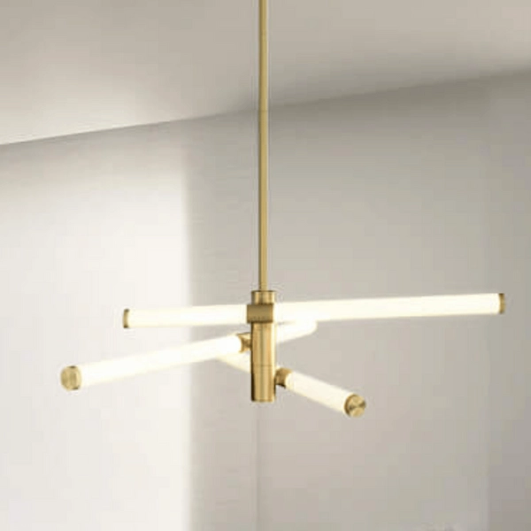 Lampa wisząca Axis MOD106PL-L28G3K LED 28W do salonu złota