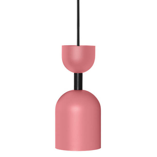 Salonowa lampa wisząca Supuru SUA128P0 do jadalni różowa czarna