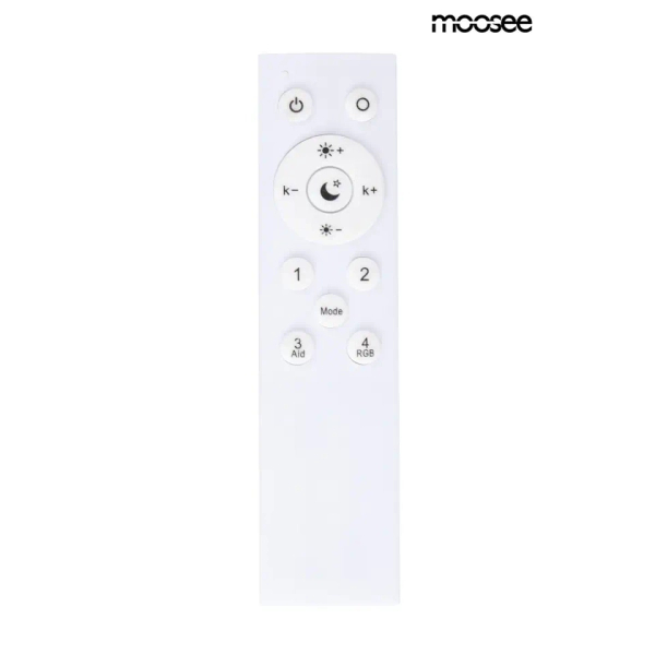 Ryflowana lampa wisząca MAZAYA biała MSE1501100607 1xLED 71,5W nad stół
