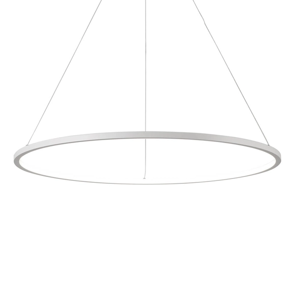 Wisząca lampa ring Vinola PND-56135B-100RPC-WH-3KS4K-TRDIMM Italux LED 58W 3000-4000K biały