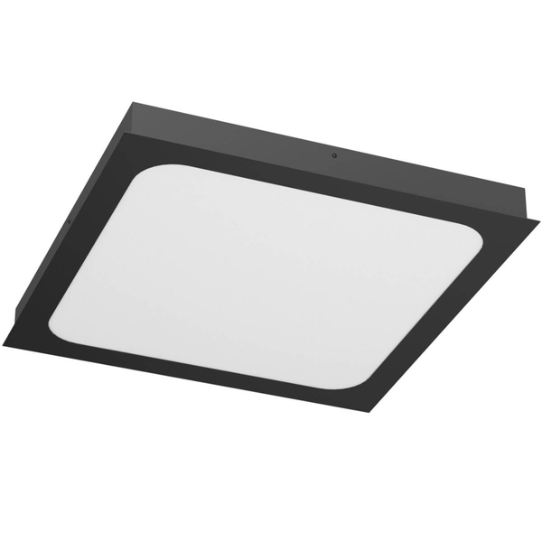 Plafoniera Hika 1053 Brosline LED 36W 4000K kwadratowy czarny