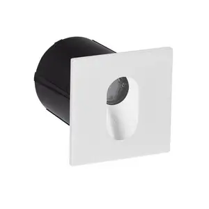 Kwadratowa lampa zewnętrzna ZALIRCO LE75333 LED3W 3000K IP65 biała