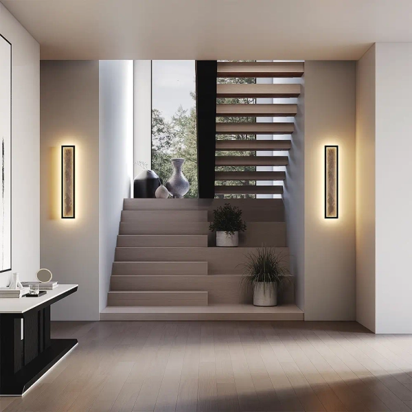 Ścienny kinkiet Orign MOD311WL-L55B3K LED 55W 3000K prostokątny czarny