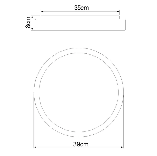 Okrągła LAMPA sufitowa SONNY 41587-18 Globo metalowy plafon LED 18W 3000K - 6000K do sypialni czarny