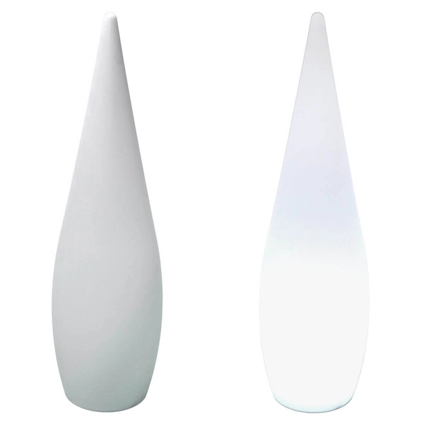 Stojąca lampa na baterie Ghost ES-DC001 LED 5W RGBW IP65 duszek biała