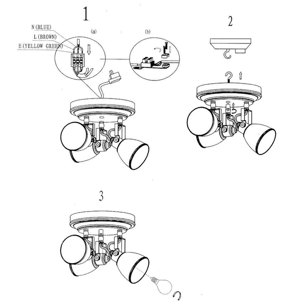 Regulowana LAMPA sufitowa FJALLBACKA 104050 Markslojd industrialna OPRAWA metalowy plafon reflektorki patyna