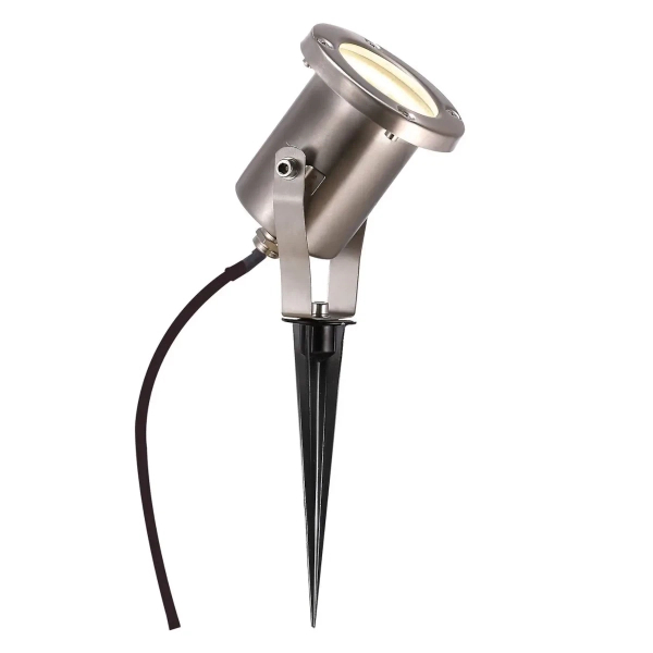 Regulowany reflektor wbijany do ogrodu Taurus 77029934 IP54 srebrny