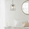 Klosz do lampy wiszącej Beaumont 60892 szklana przezroczysty mosiądz