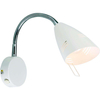 Regulowana LAMPA ścienna VEJLE 197612 Markslojd metalowa OPRAWA kinkiet na peszlu biały