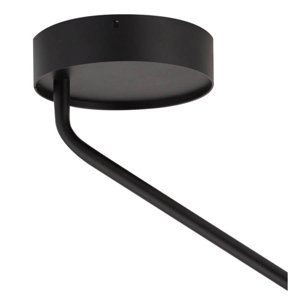 Abażurowa lampa sufitowa Lizbona 32118 materiałowa czarna