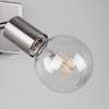 Ścienna LAMPA loftowa VANNES  R80181707 RL Light kinkiet OPRAWA metalowa reflektorek regulowany nikiel mat