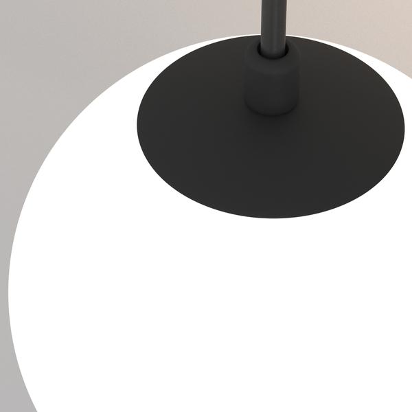 Lampa wisząca Luna P039PL-5W3K-10INS-B Maytoni LED 5W 3000K ball biała czarna