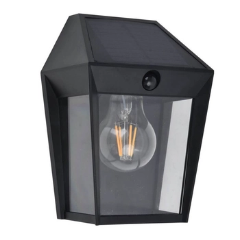 Lampa z czujnikiem na elewację AVONY 6916002330 latarenka IP44 czarna