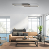 Czarna lampa sufitowa Asmin 14694-18 LED 45W 3000K pokojowy plafon