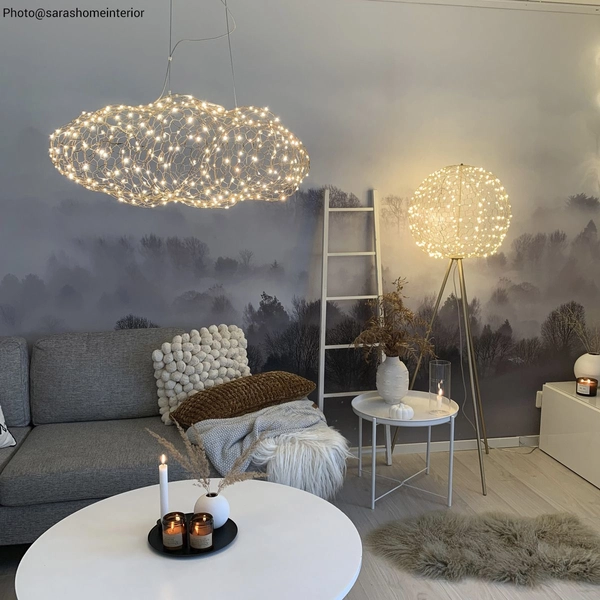 Podłogowa lampa Hayden 4100820-6501 metalowa LED 15W 2700K ażur złota