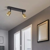 Reflektor sufitowy podwójny Top 3303 TK Lighting tuba okrągła metalowa złota