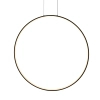 Wisząca lampa do jadalni VISUAL czarna P0654 1xLED 28W 3000K IP44 ring