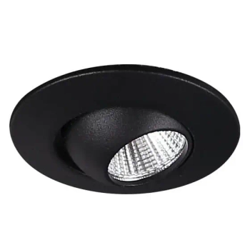 Regulowana lampa sufitowa Fine H0105 okrągła do salonu czarny