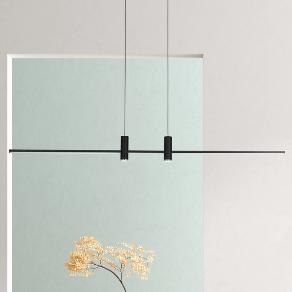 Wisząca lampa ledowa Gerardo AZ5447 24W pilot czarna