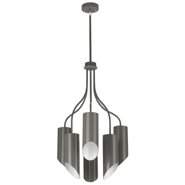 LAMPA sufitowa QUINTO QUINTO6-WAB Elstead metalowa OPRAWA plafon tuby białe stary mosiądz