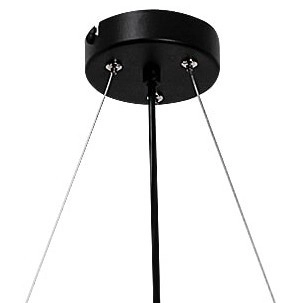 Minimalistyczna LAMPA wisząca RENATA 5082 Rabalux okrągły metalowy ZWIS nowoczesny czarny