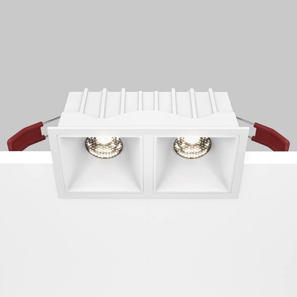 Sufitowa lampa wpuszczana Alfa DL043-02-10W4K-SQ-W LED 20W 4000K biały