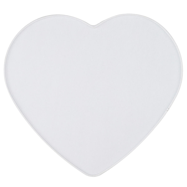 Lampa natynkowa do przedpokoju Heart 5925 serce metalowa biała