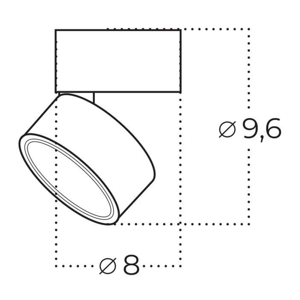 Jadalniana lampa sufitowa Mona AZ6036 Azzardo LED 10W 3000-6000K biała