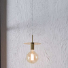 LAMPA wisząca DISC 106150 Markslojd metalowa OPRAWA zwis na przewodzie mosiądz