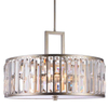 Glamour LAMPA wisząca KYIV P05134CP Cosmolight kryształowy ZWIS nad stół szampański