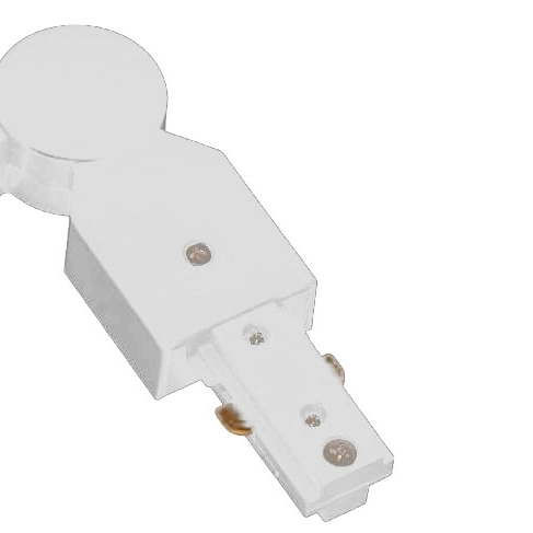 Elastyczny ŁĄCZNIK szynoprzewodu LR/BI Orlicki Design do 1-fazowej szyny natynkowej 230V biały