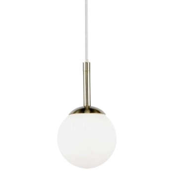 Lampa wisząca ball Gitse 93669/18 Brilliant do łazienki IP44 mosiądz