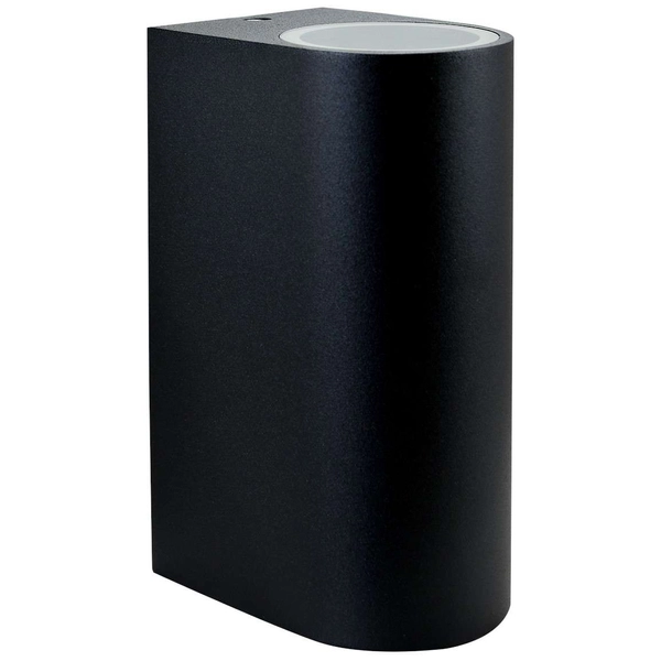 Ogrodowa LAMPA elewacyjna BOSTON 303356 Polux zewnętrzna OPRAWA metalowy KINKIET ścienny na taras IP44 outdoor czarny